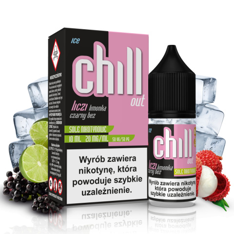 CHILL OUT SALT LICZI LIMONKA CZARNY BEZ ICE 20MG 10ML