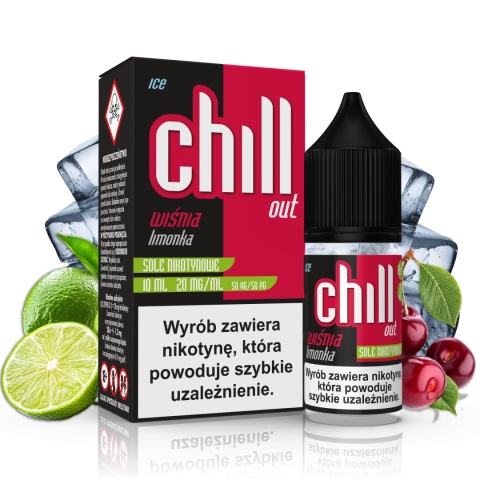 CHILL OUT SALTS WIŚNIA LIMONKA ICE 20 MG 10 ML