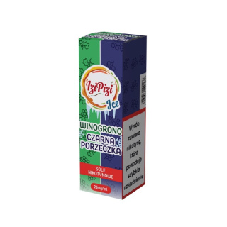 IZI PIZI SALT 10 ML - WINOGRONO CZARNA PORZECZKA ICE 20 MG