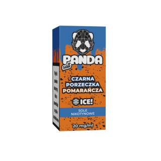 PANDA DOUBLE SALT 10 ML - CZARNA PORZECZKA POMARAŃCZA ICE 20 MG