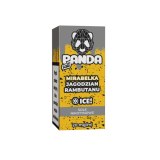 PANDA DOUBLE SALT 10 ML - MIRABELKA JAGODZIAN RAMBUTANU ICE 20 MG