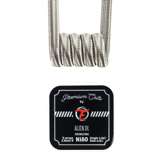 PREMIUM COILS ALIEN DL NI80 0.30 Ω 2.5 MM Ø (10 SZT)