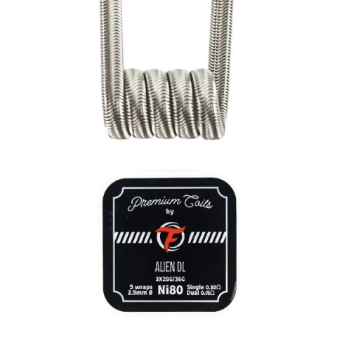 PREMIUM COILS ALIEN DL NI80 0.30 Ω 2.5 MM Ø (10 SZT)