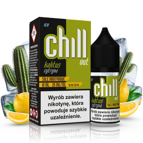CHILL OUT SALT KAKTUS CYTRYNA ICE 20MG 10ML A26