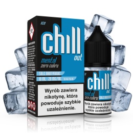 CHILL OUT SALT MENTOL ZERO CUKRU ICE 20MG 10ML