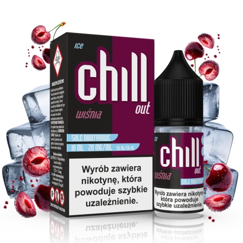 CHILL OUT SALT WIŚNIA ICE 20MG 10ML A26