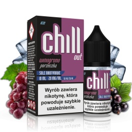 CHILL OUT SALTS WINOGRONO PORZECZKA ICE 20 MG 10 ML A26