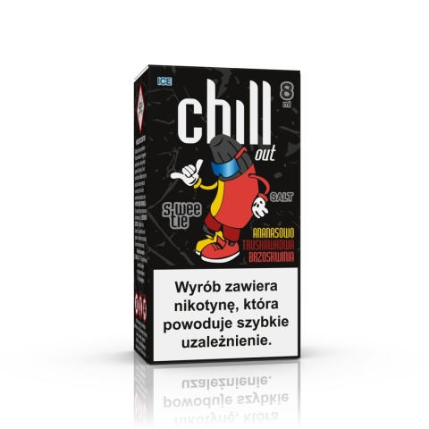 CHILL OUT SWEETIE SALT ANANASOWO TRUSKAWKOWA BRZOSKWINIA ICE 20MG 8ML A26