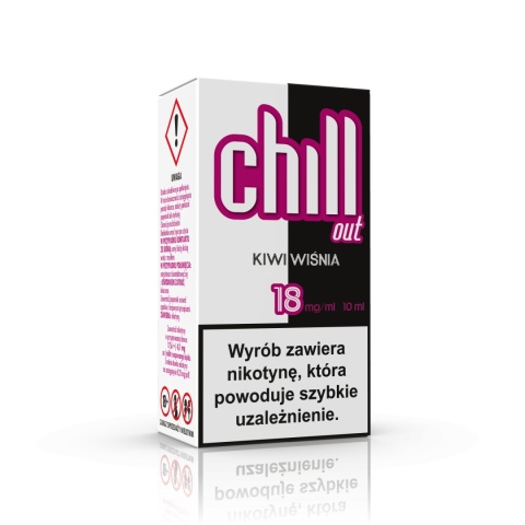LIQUID CHILL OUT 18 MG 10 ML - KIWI WIŚNIA