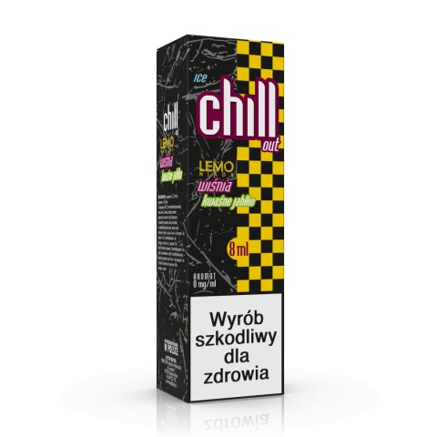 LONGFILL AROMAT CHILL OUT 8/10 ML- LEMONIADA WIŚNIA KWAŚNE JABŁKO A26